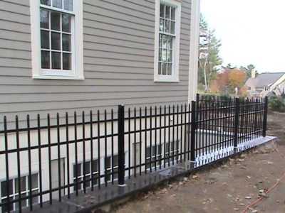 Aluminum Fence Installation | Steadfast Fence