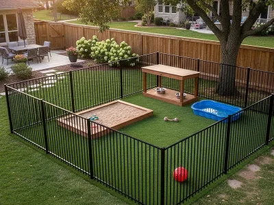 Dog Run Installation | Steadfast Fence