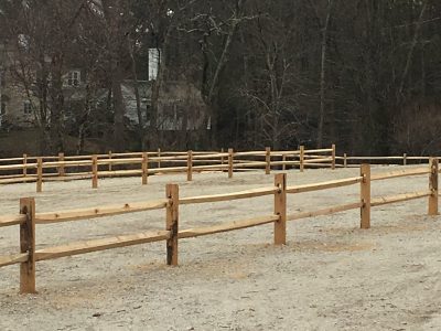 Horse Corral Installation | Steadfast Fence